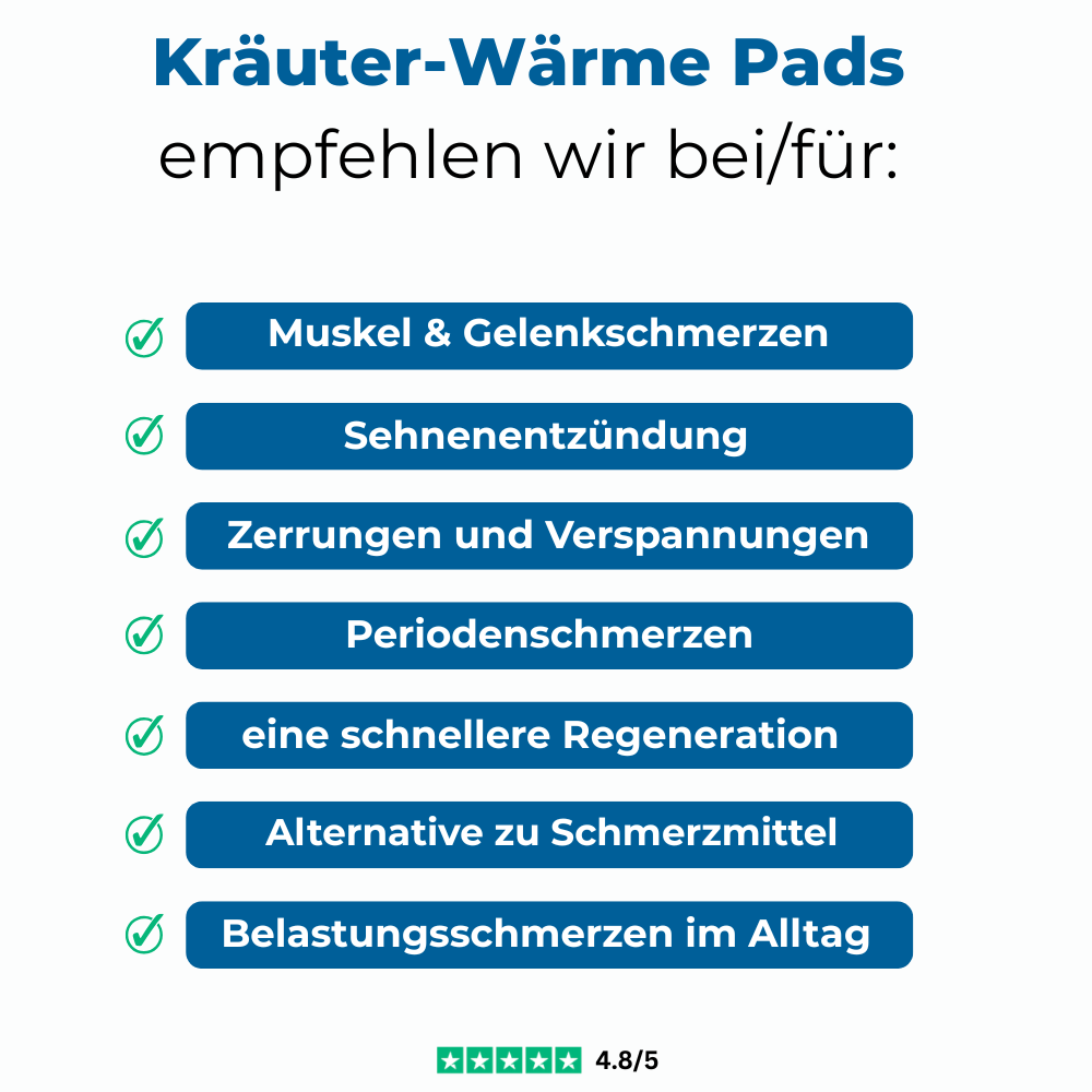 Kräuter-Wärme Pads