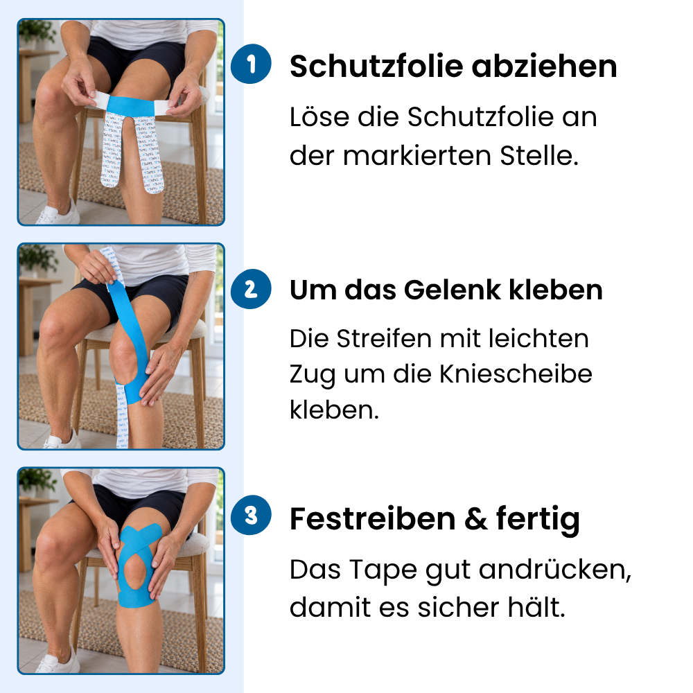 Kniegelenk Tape